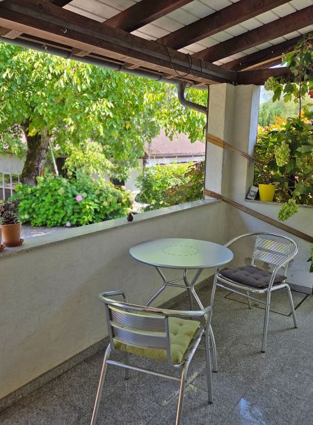 Sitzecke beim Eingang