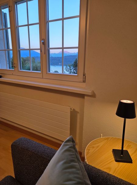 Abendstimmung aus dem Wohnzimmer